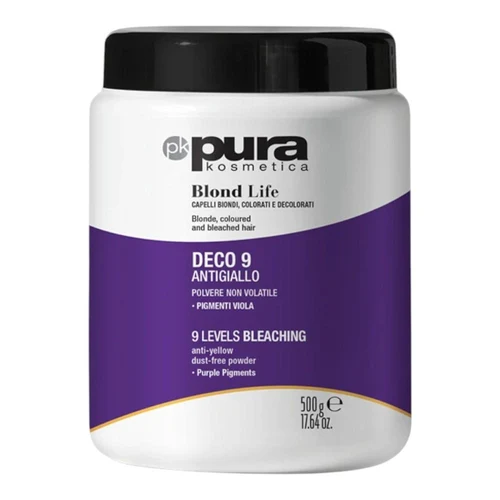 Pudră decolorantă pentru păr Pura Kosmetica Pure Deco 9 500 g