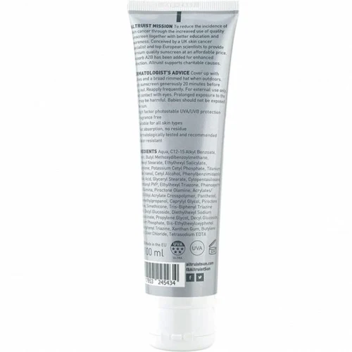 Crema cu protectie solara ALTRUIST Sunscreen SPF50 100 ml