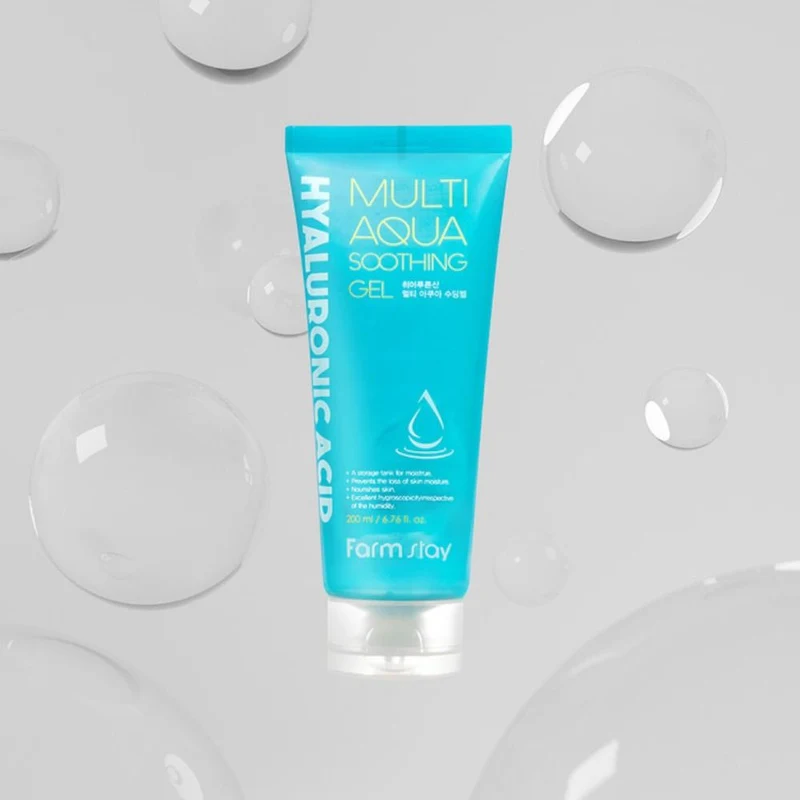 Гель для очищения лица Farmstay Hyaluronic Acid Multi Aqua Soothing Gel 200 ml 2
