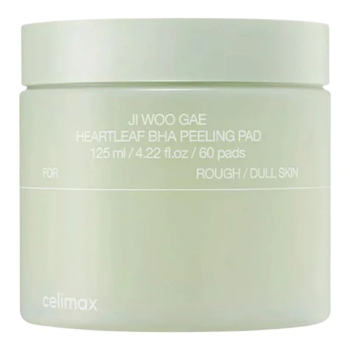 Exfoliant de fata Celimax Ji Woo Gae Heartleaf BHA Peeling Pad 60 pcs
