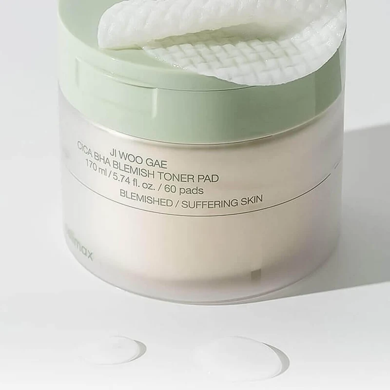 Tonic p/u fata Celimax Ji Woo Gae Cica BHA Blemish Toner Pad 60 pcs 2