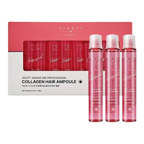 Tratament pentru par Jigott Signature Professional Collagen Hair Ampoule N10x13ml