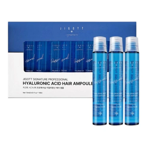 Tratament pentru par Jigott Signature Professional Hyaluronic Acid Hair Ampoule N10x13ml