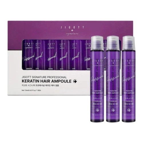 Tratament pentru par Jigott Signature Professional Keratin Hair Ampoule N10x13ml