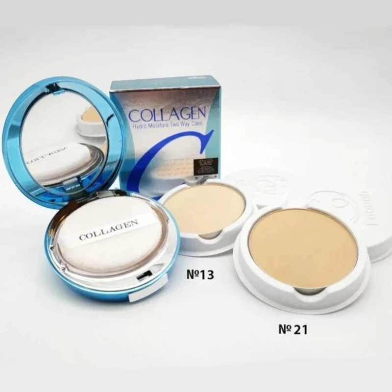 Пудра Enough Collagen Hydro Moisture Two Way Cake SPF25 2