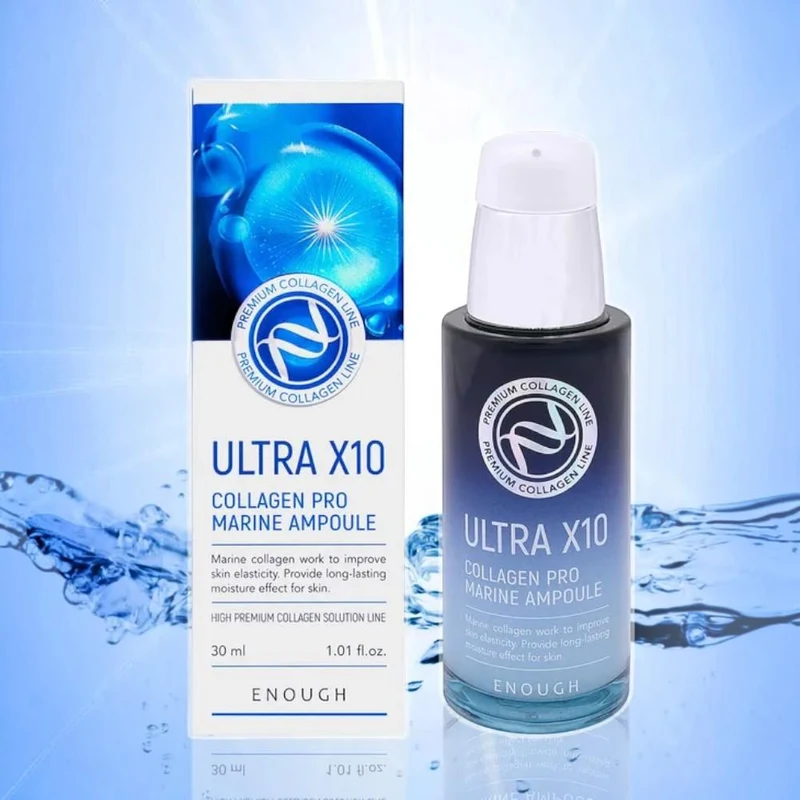 Сыворотка для лица ENOUGH Ultra X10 Collagen Pro Marine Ampoule 30ml 2