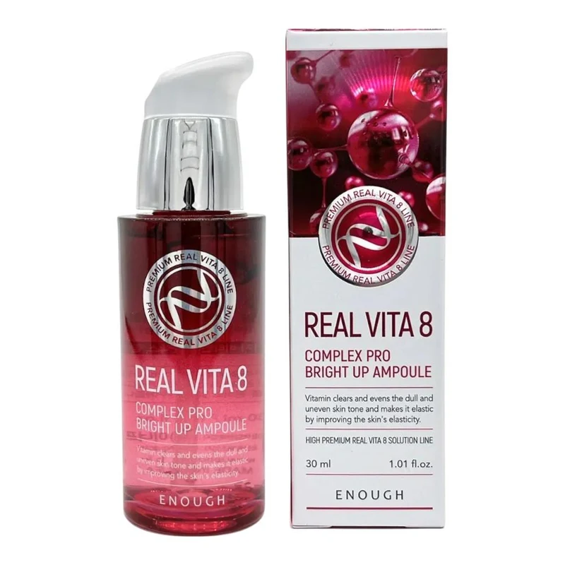 Сыворотка для лица ENOUGH Real Vita 8 Complex Pro Bright up Ampoule 30ml 2