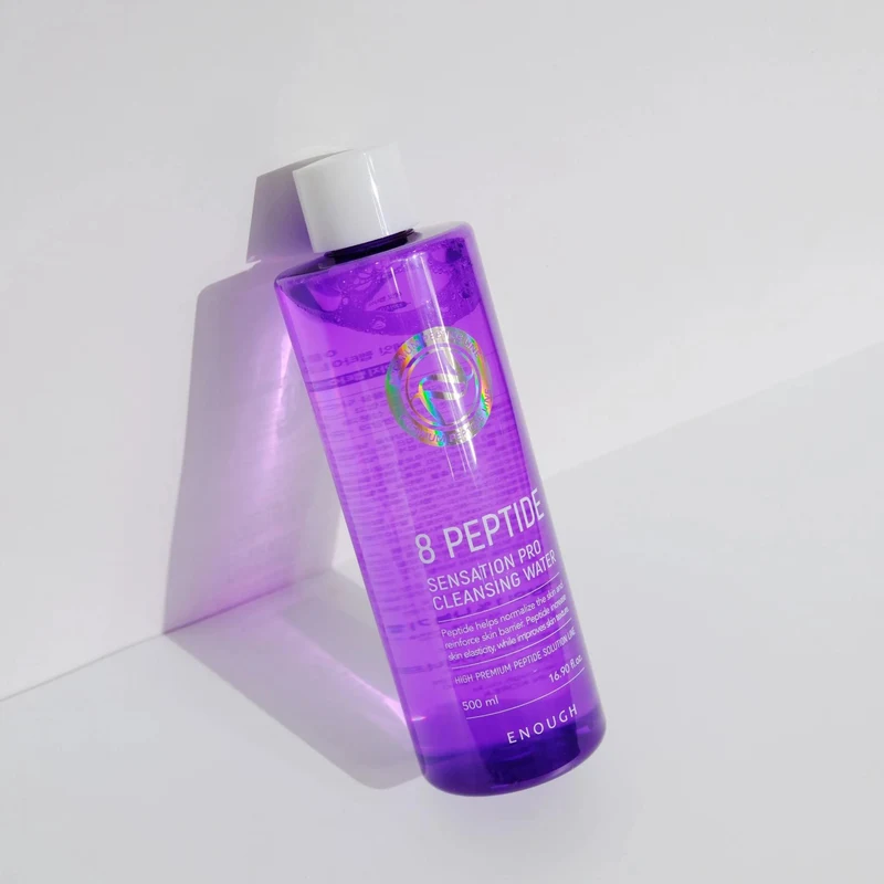 Мицеллярная вода ENOUGH 8 Peptide Sensation Pro Cleansing Water 500ml 2