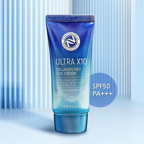 Protecție solară pentru față ENOUGH Ultra x10 Collagen Pro Sun Cream SPF50+ PA++++ 50g