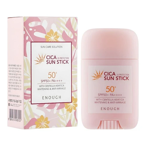 Protecție solară pentru față ENOUGH Cica Sun Stick SPF50+/PA++++ 20g