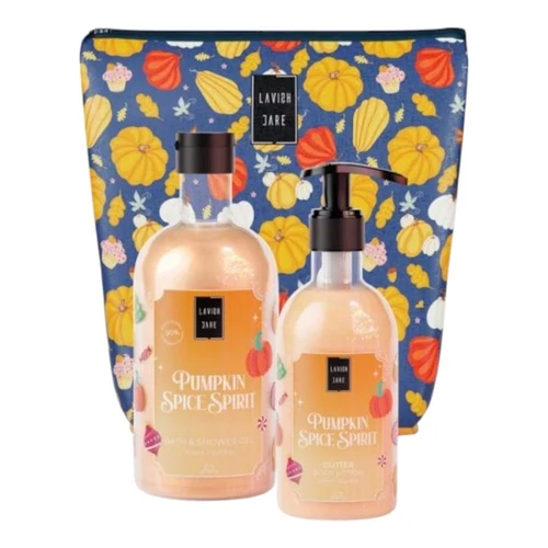 Box Cadou Lavish Care Pumpkin Spice Spirit Bag Christmas Set