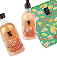 Подарочный набор Lavish Care Winter Orange Waffle Bag Christmas Set 2