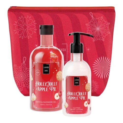 Box Cadou Lavish Care Holly Jolly Apple Pie Bag Christmas Set