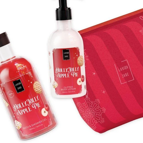 Box Cadou Lavish Care Holly Jolly Apple Pie Bag Christmas Set