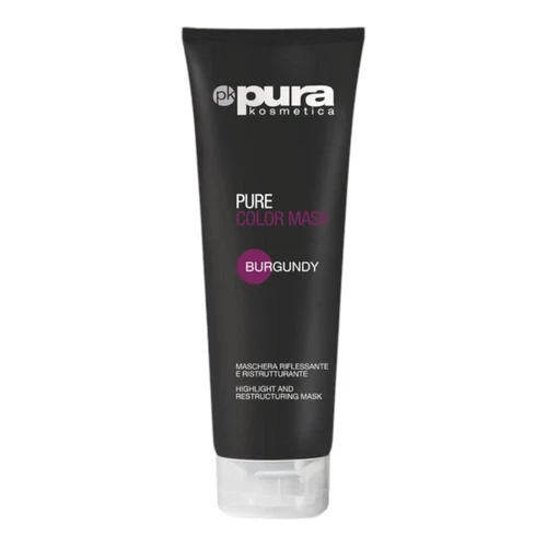 Mască nuanţatoare pentru păr Pura Kosmetica Color Mask Burgundy