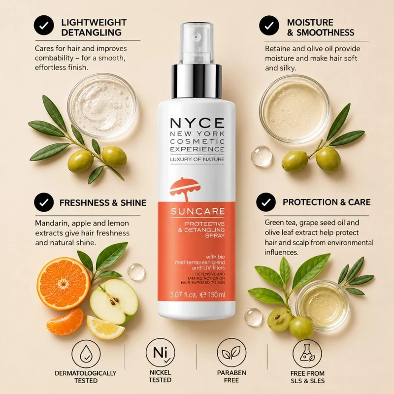 Спрей для волос Nyce Suncare Protective & Detangling Spray 150 ml 2