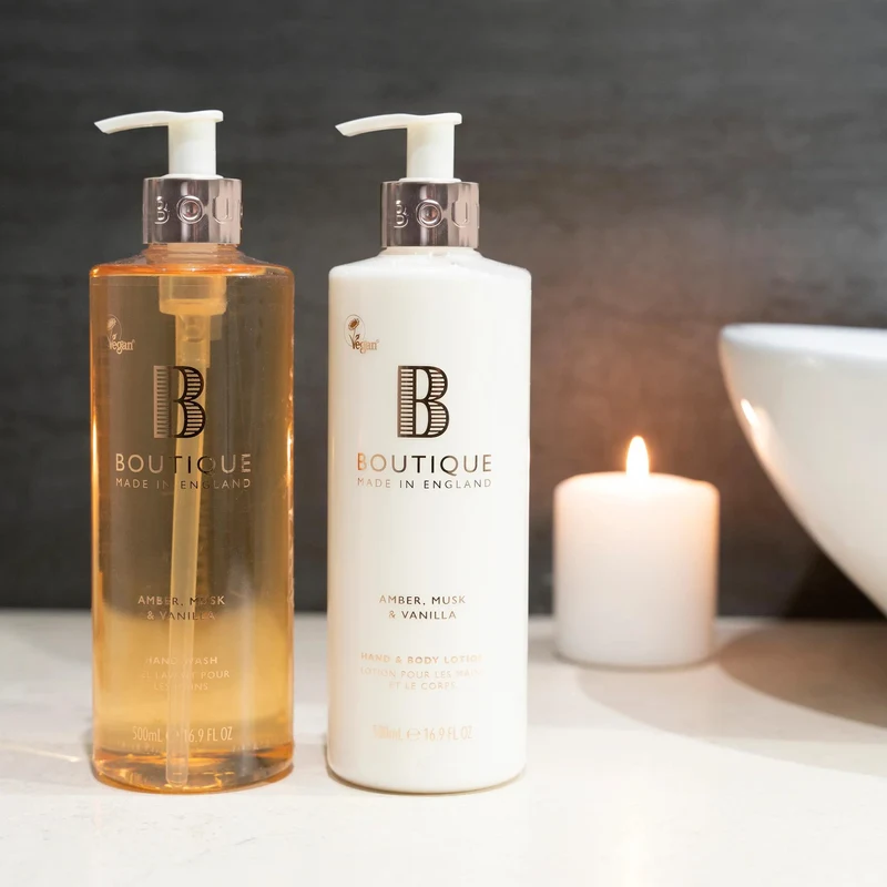 Boutique Amber Musk & Vanilla Hand Wash 500ml 2