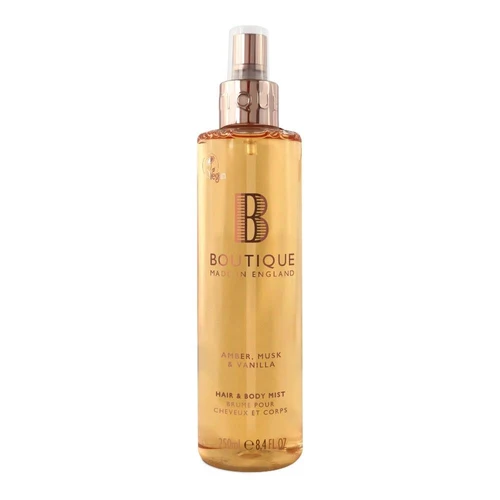 Спрей для тела Boutique Amber Musk & Vanilla Hair & Body Mist 250ml