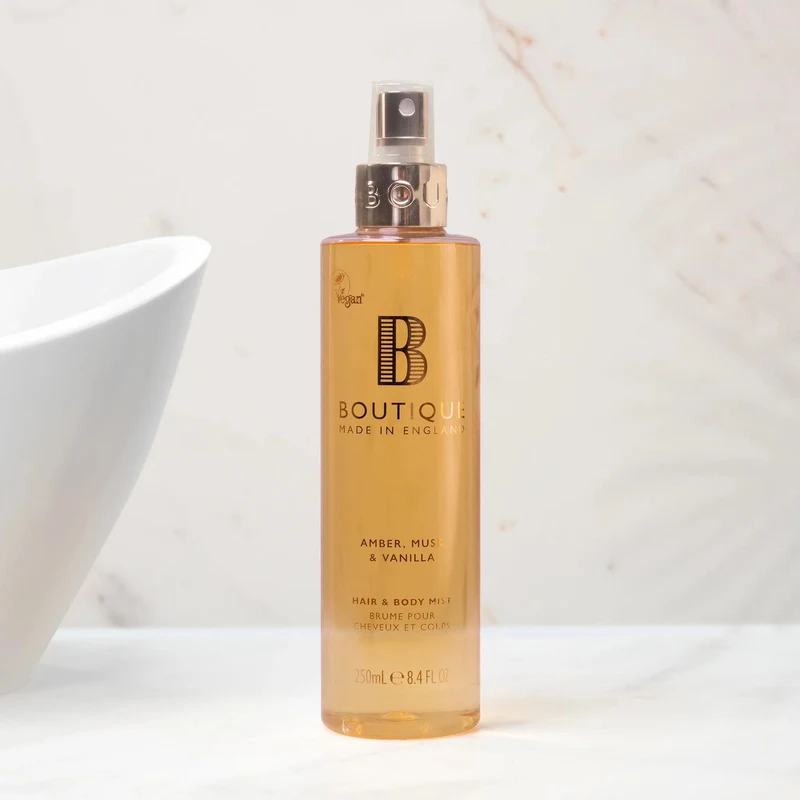 Spray de corp Boutique Amber Musk & Vanilla Hair & Body Mist 250ml 2