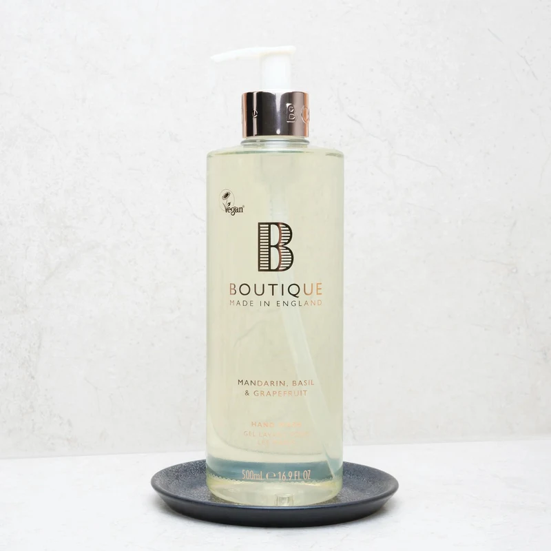 Boutique Mandarin, Basil & Grapefruit Hand Wash 500ml 2