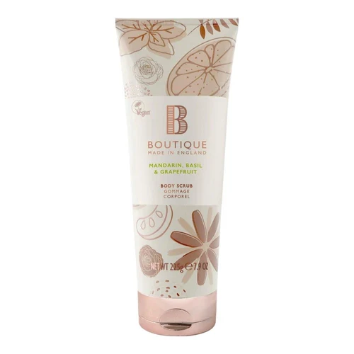 Скраб для тела Boutique Mandarin, Basil & Grapefruit Body Scrub 225g