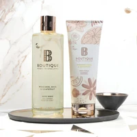 Скраб для тела Boutique Mandarin, Basil & Grapefruit Body Scrub 225g 3
