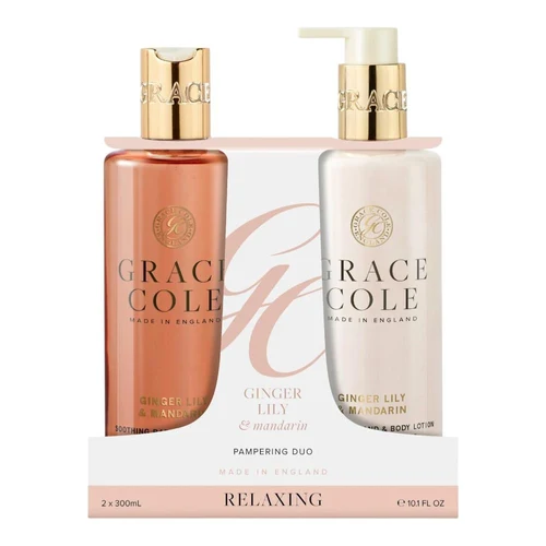 Набор для ухода за телом Grace Cole Ginger Lily & Mandarin Moisturising Body Care Pampering Duo