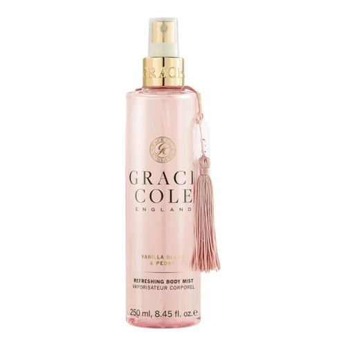 Spray de corp Grace Cole Vanilla Blush & Peony Hair & Body Mist 250ml