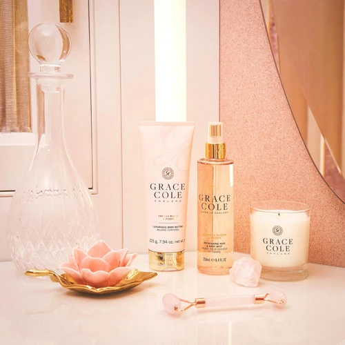 Spray de corp Grace Cole Vanilla Blush & Peony Hair & Body Mist 250ml