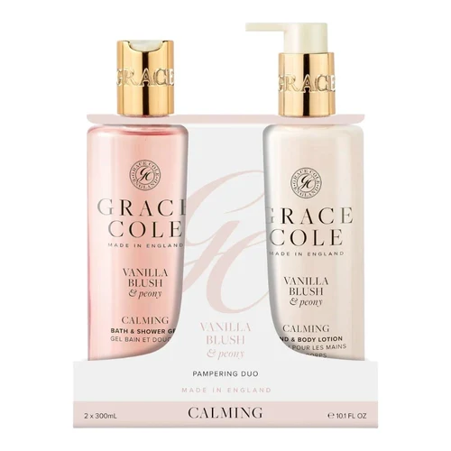 Set ingrijire p/u corp Grace Cole Vanilla Blush & Peony Body Care Pampering Duo