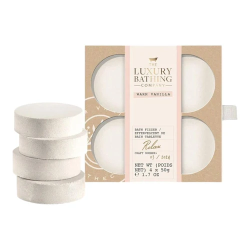 Box Cadou The Luxury Bathing Warm Vanilla, Relax & Unwind Gift Set 4 pcs