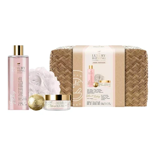 Box Cadou The Luxury Bathing Warm Vanilla, Ultimate Bathing Gift Set 4 pcs  250ml