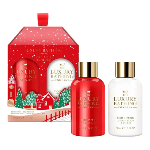 Box Cadou The Luxury Bathing Wild Fig & Cranberry, Body Glow Duo 50ml