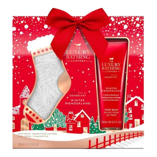 Box Cadou The Luxury Bathing Wild Fig & Cranberry, Cosy Toes Foot Gift Set 100ml