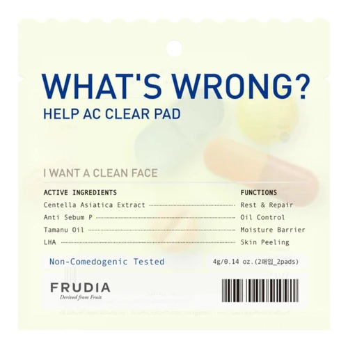 Patch-uri p/u fata Frudia What’S Wrong Help Ac Clear Pad 4g