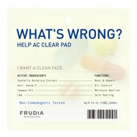 Патчи для лица Frudia What’S Wrong Help Ac Clear Pad 4g