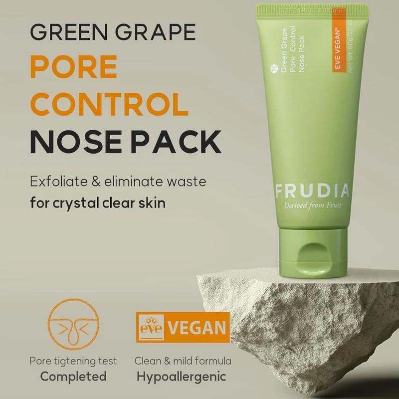 Masca de fata Frudia Green Grape Pore Control Nose Pack 60g 2