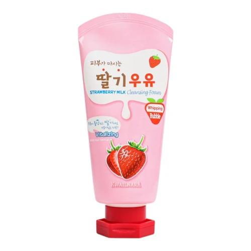 Spuma p/u curatarea fetei KWAILNARA Strawberry Milk Cleansing Foam 120ml