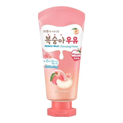 Spuma p/u curatarea fetei KWAILNARA Peach Milk Cleansing Foam 120g