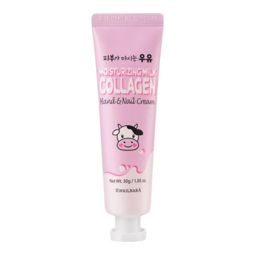 Crema de maini KWAILNARA Moisturizing Milk Collagen Hand & Nail Cream 30g