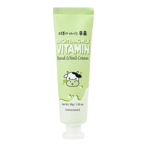 Crema de maini KWAILNARA Brightening Milk Vitamin Hand & Nail Cream 30g