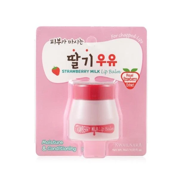 Бальзам для губ KWAILNARA Strawberry Milk Lip Balm 10g 2