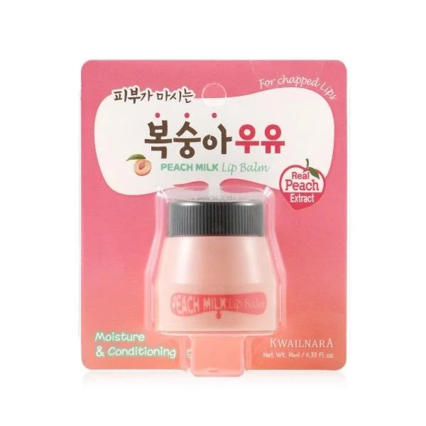 Balsam de buze KWAILNARA Peach Milk Lip Balm 10g 2