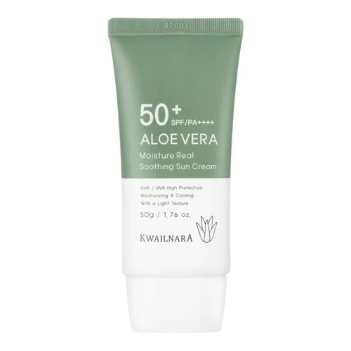 Protecție solară pentru față KWAILNARA Aloevera Moisture Real Soothing Sun Cream 50g