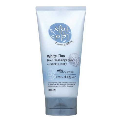 Spuma p/u curatarea fetei Kwailnara Cleansing Story White Clay Deep Cleansing Foam 150g