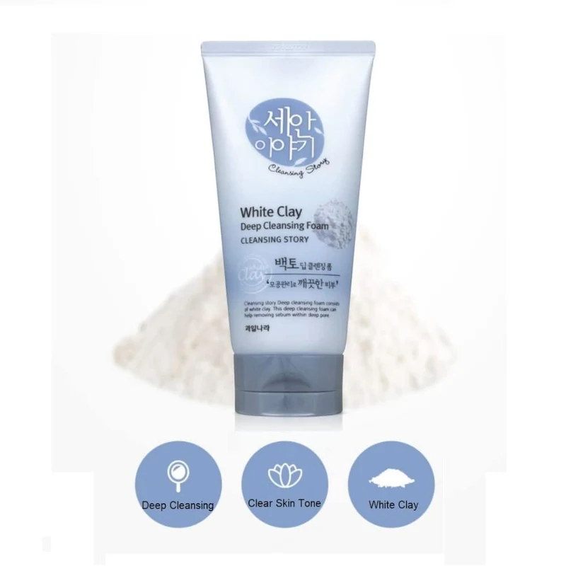 Spuma p/u curatarea fetei KWAILNARA Cleansing Story Clay Foam 2