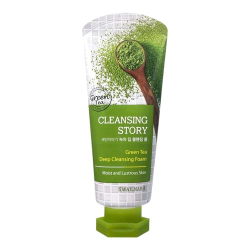 Spuma p/u curatarea fetei Kwailnara Cleansing Story Foam Cleansing Green Tea 120g