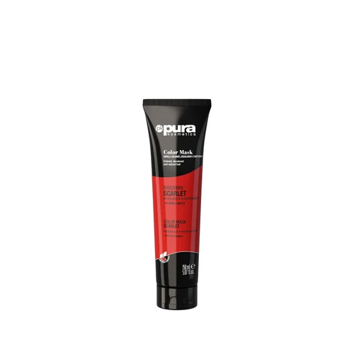 Mască nuanţatoare pentru păr Pura Kosmetica Color Mask Scarlet
