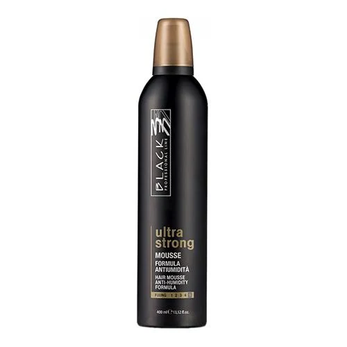 Пена для волос Black Ultra Strong Hair Mousse Anti-Humidity Formula 400ml