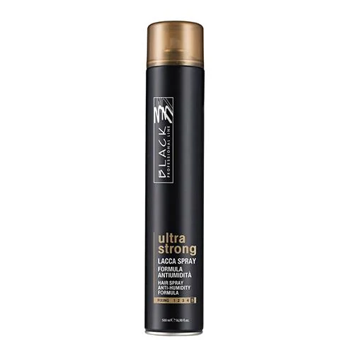 Лак для волос Black Ultra Strong Hair Spray Anti-Humidity Formula